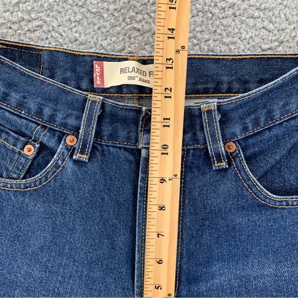 Levi's 550 Jeans Blue Denim Relaxed Fit Men's Jeans Y2K  -  Tag Size: 31 x 32 - Picture 9 of 15